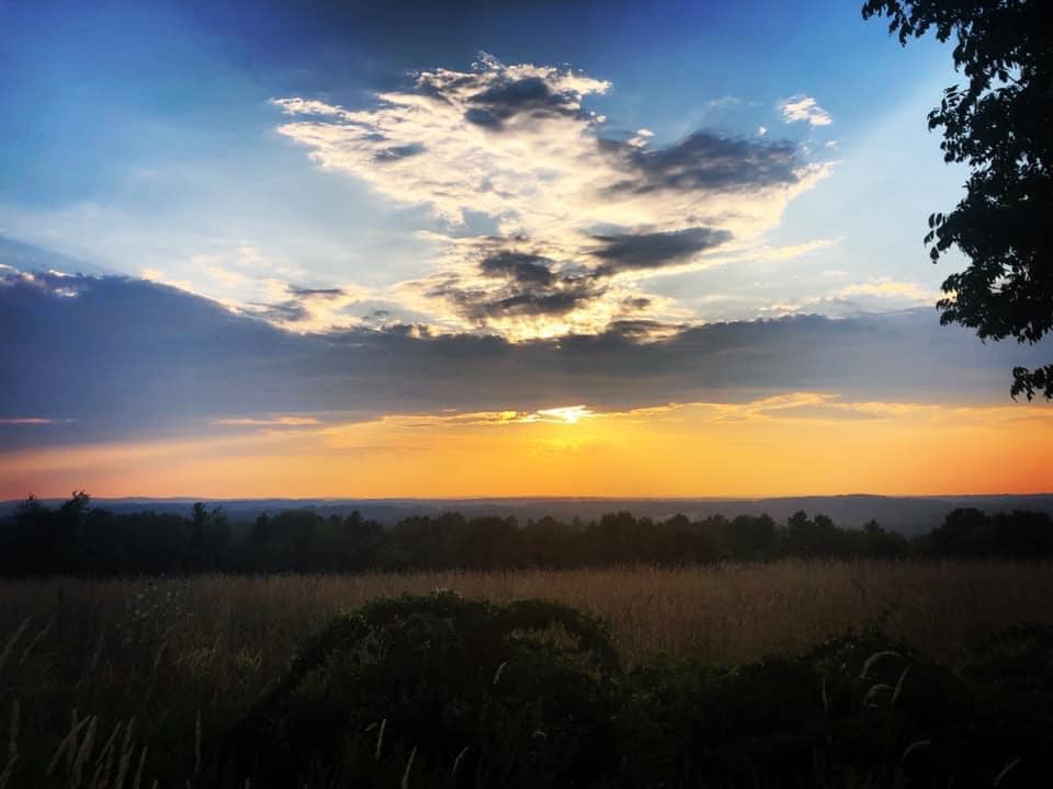 Sunset view from Dresser Hill